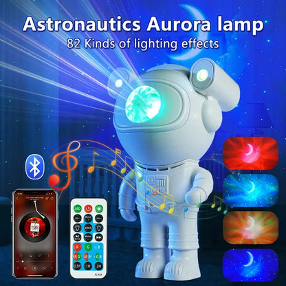 New Galaxy Star Projector Astronaut Lamp